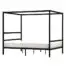 Bonnlo-Canopy-Bed-Frame-Black-Queen-Size-0-1