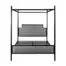 Christopher-Knight-Home-Asa-Queen-Size-Iron-Canopy-Bed-Frame-with-Upholstered-Studded-Headboard-Gray-and-Flat-Black-0-1