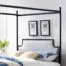 Christopher-Knight-Home-Asa-Queen-Size-Iron-Canopy-Bed-Frame-with-Upholstered-Studded-Headboard-Gray-and-Flat-Black-0-4