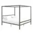 DHP-Modern-Canopy-Bed-with-Built-in-Headboard-King-Size-Gray-0-0