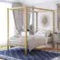 DHP-Modern-Canopy-Bed-with-Built-in-Headboard-Twin-Size-Gold-0