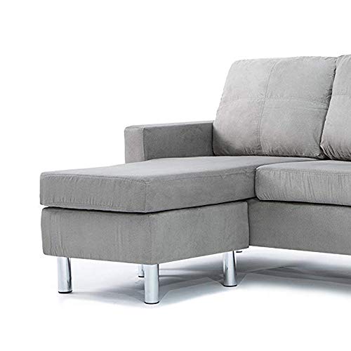 Divano Roma Furniture Modern Sectional Grey 0 4