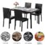 Faux-Marble-Dining-Set-for-Small-Spaces-Kitchen-4-Table-with-Chairs-Home-Furniture-Black-0-1