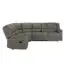HOMMOO-Recliner-Sofa-Set-PU-Leather-Sofa-and-Couch-Corner-Sectional-Sofa-with-Cup-Holder-Manual-Reclining-Chair-Power-Motion-Sofa-for-Living-Room-PU-Grey-0-1
