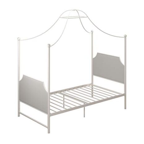 Little-Seeds-Monarch-Hill-Clementine-Canopy-Bed-Twin-Size-FrameWhite-0-0