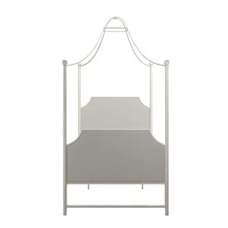 Little-Seeds-Monarch-Hill-Clementine-Canopy-Bed-Twin-Size-FrameWhite-0-1