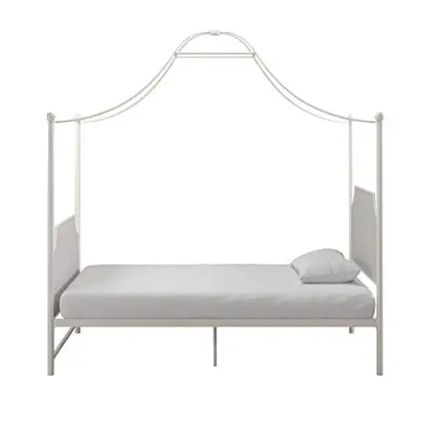 Little-Seeds-Monarch-Hill-Clementine-Canopy-Bed-Twin-Size-FrameWhite-0-2
