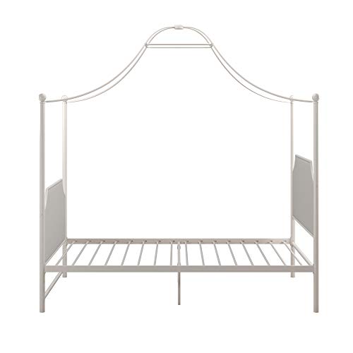 Little Seeds Monarch Hill Clementine Canopy Bed Twin Size Framewhite 0 3