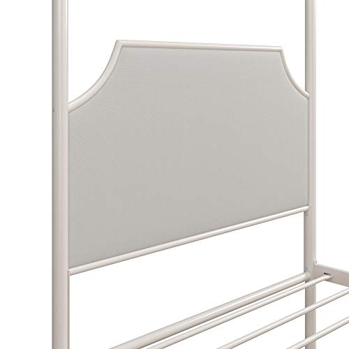Little Seeds Monarch Hill Clementine Canopy Bed Twin Size Framewhite 0 4