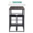 VECELO-3-Piece-Dining-Set-Counter-Height-Kitchen-Table-with-2-PU-Padded-Chairs-Space-Saving-Storage-Shelves-Black-0-2