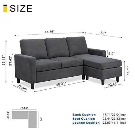 Walsunny-Convertible-Sectional-Sofa-Couch-with-Reversible-Chaise-L-Shaped-Couch-with-Modern-Linen-Fabric-for-Small-Space-Dark-Grey-0-4
