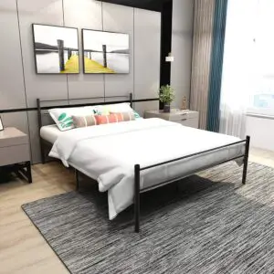  Metal Bed Frame With Headboard And Footboard