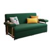 2 In 1 Folding Sofa Couch Bedloveseat Sleeper Sofa Convertible Bedpull Out Futon Couchfabric Padded Sofabed 3 Inclining Positions Sofa Settee With Armrestssofa Furniture Living Roomgreen196M 0