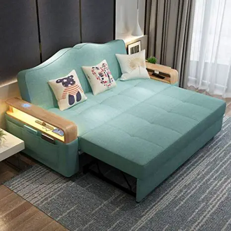 New-Foldable-Futon-CouchConvertible-Sleeper-Sofa-Bed-with-Induction-Night-LightMultifunctional-Storage-Loveseat-Pull-Out-Sofa-for-Living-Room-Apartment-Small-Space-FurnitureWashable185M-0-0
