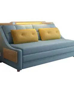 New Upgrade Convertible Sleeper Sofa Bedliving Room With Night Light And Coffee Table Loveseat Fold Out Storage Sofa Bedeuropean Futon Couch Furniture For Apartment And Small Spacewashable15M 0