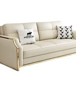 Premium Convertible Sofa Futon With Space Saving Storage Compartments Sofa Bed Couch For Living Roomergonomic Designfoldable Loveseat Sleeper Sofa Furniture Decorationwhite205M 0