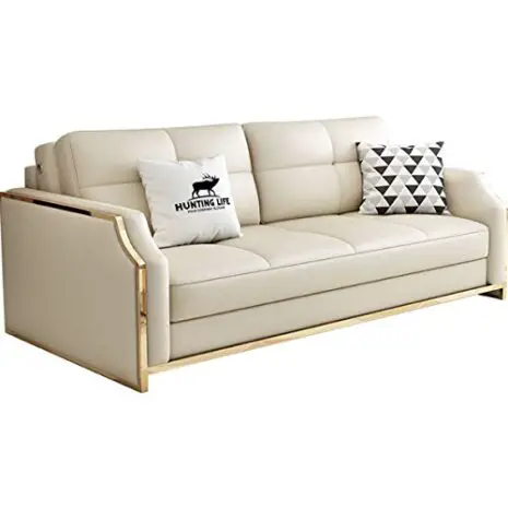 Premium-Convertible-Sofa-Futon-with-Space-Saving-Storage-Compartments-Sofa-Bed-Couch-for-Living-RoomErgonomic-DesignFoldable-Loveseat-Sleeper-Sofa-Furniture-DecorationWhite205M-0