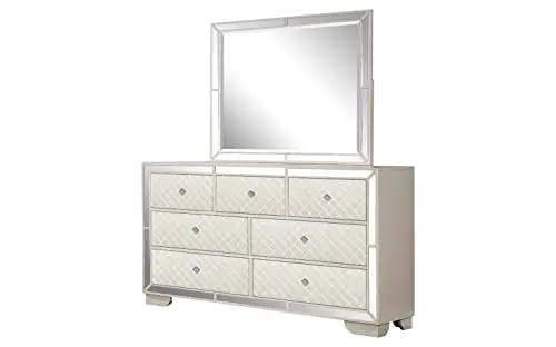 Lazyspace-5-Piece-Mirror-Bedroom-Set-Luxury-Beige-5-Pc-King-Bedroom-Set-with-Upholstered-Headboard-King-Bed-2-Nightstand-Dresser-Mirror-Contemporary-Chic-Styling-Bedroom-Sets-0-3