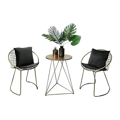 Xhe Dining Chairs Nordic Table And Chair Combination Single Chair Modern Minimalist Creative Leisure Small Round Table Fashion Ins Kitchen Chairs Color Ivory 0 0