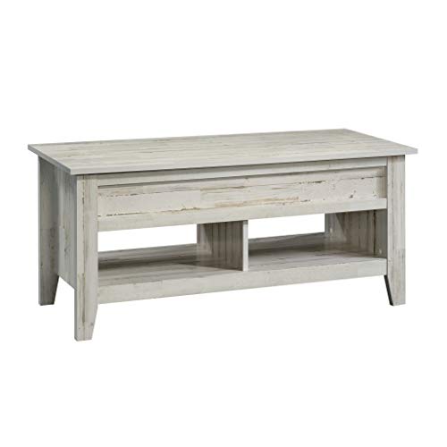 Sauder Barrister Lane Credenza For Tvs Up To 60 White Plank Dakota Pass Lift Top Coffee Table White Plank Finish 0 3