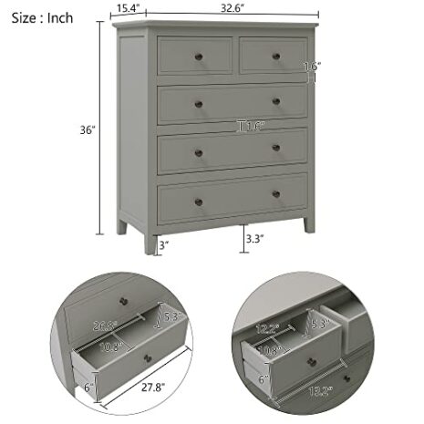Bedroom-Furniture-Set-Solid-Wood-5-Piece-Bedroom-Set-with-King-Bed-Frame-2-End-Tables-5-Drawer-Chest-and-7-Drawer-Dresser-0-3