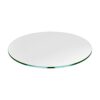 Round Glass Table Top 25 Inches Custom Annealed Clear Tempered 14 Thick Glass With Flat Polished Edge For Dining Table Coffee Table Home Office Use By Troysys 0