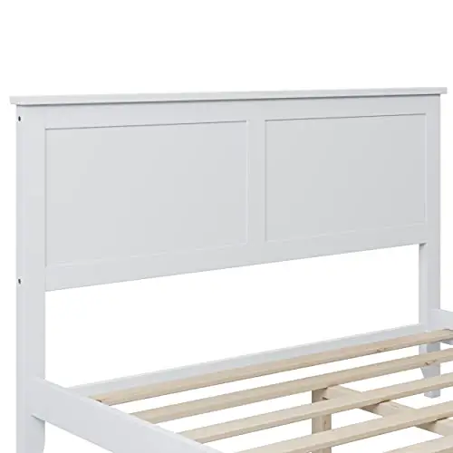 Softsea White Full Size Bedroom Furniture Set 0 4